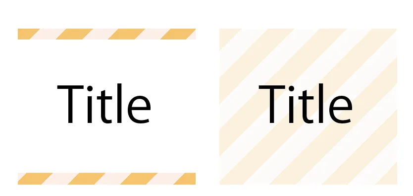 ストライプ模様