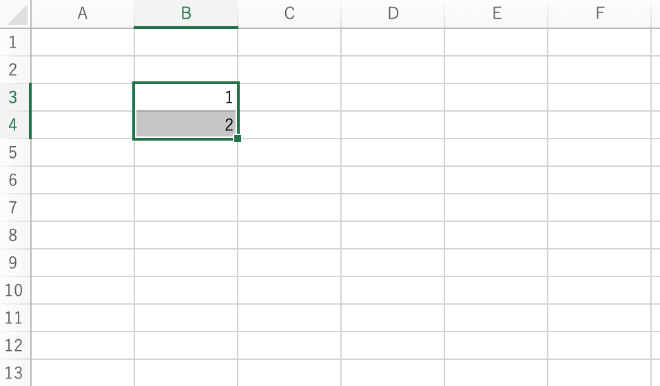 エクセルで連番を自動入力する方法【オートフィル機能】