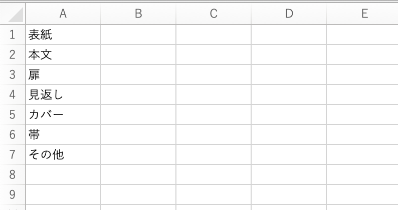 連続データの項目が多い